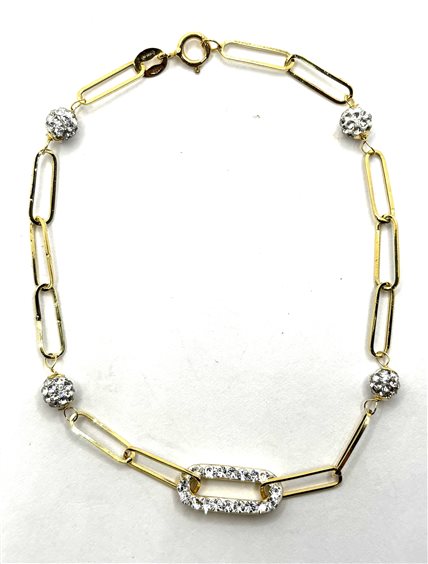 Bracciale Domar Donna Bracciale oro 18k in Oro BROR-339-280 - BROR-339-280